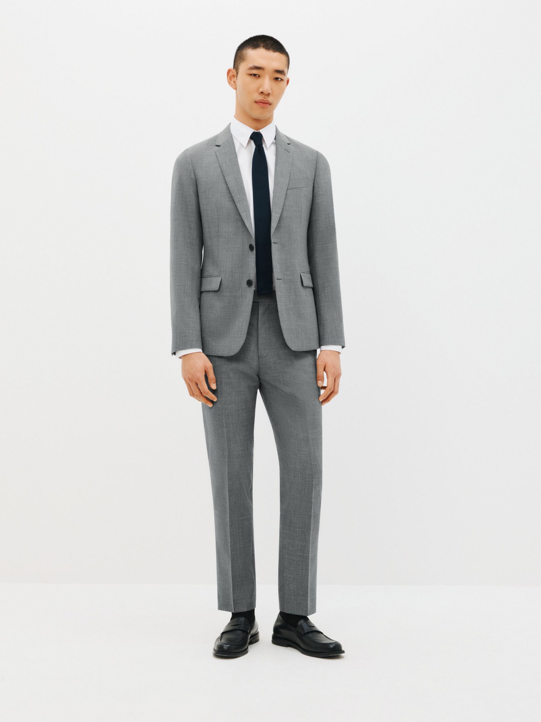 Kin Melange Slim Fit Suit Jacket, Grey, 38R