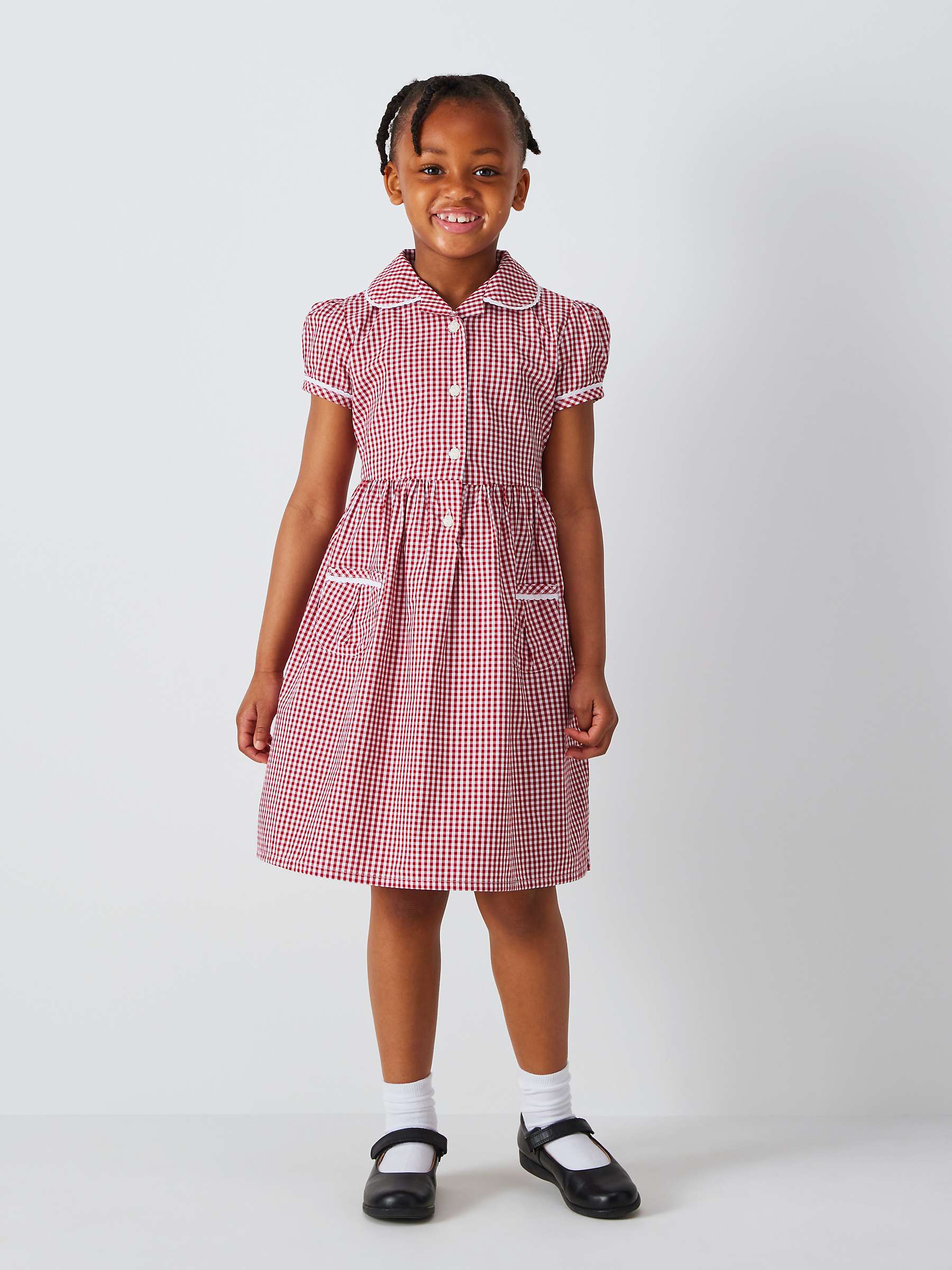 Buy John Lewis Gingham Cotton School Summer Dress Online at johnlewis.com