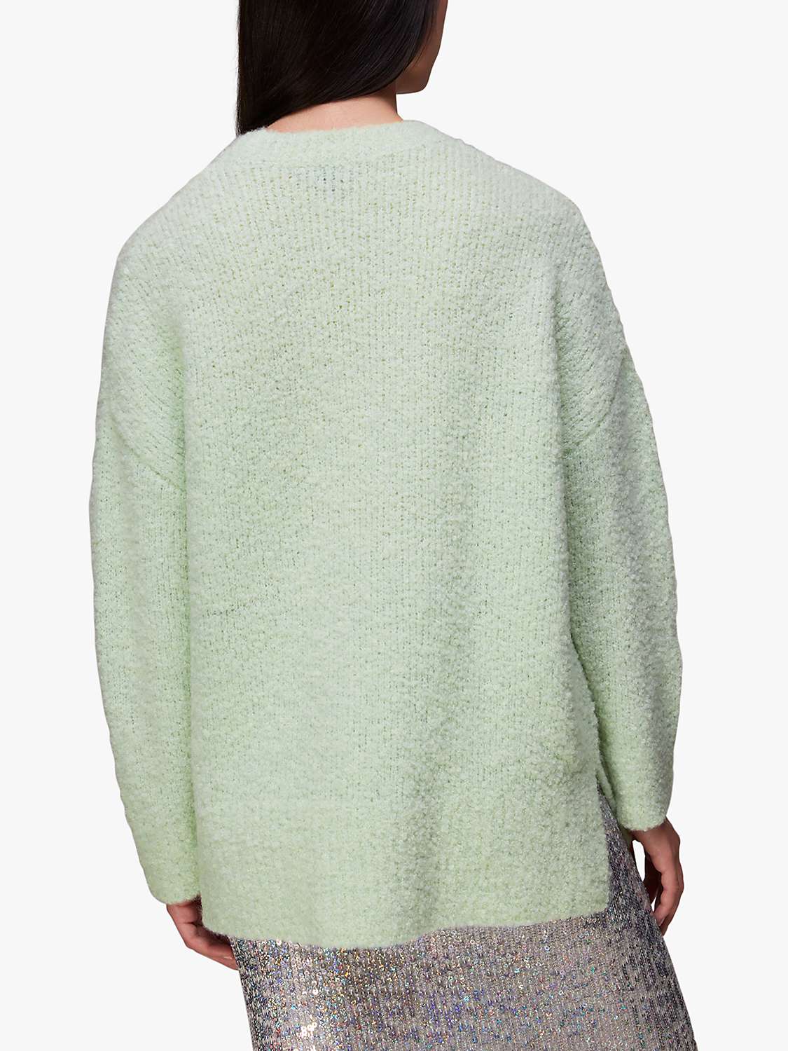Buy Whistles Relaxed Boucle Wool Blend Jumper Online at johnlewis.com
