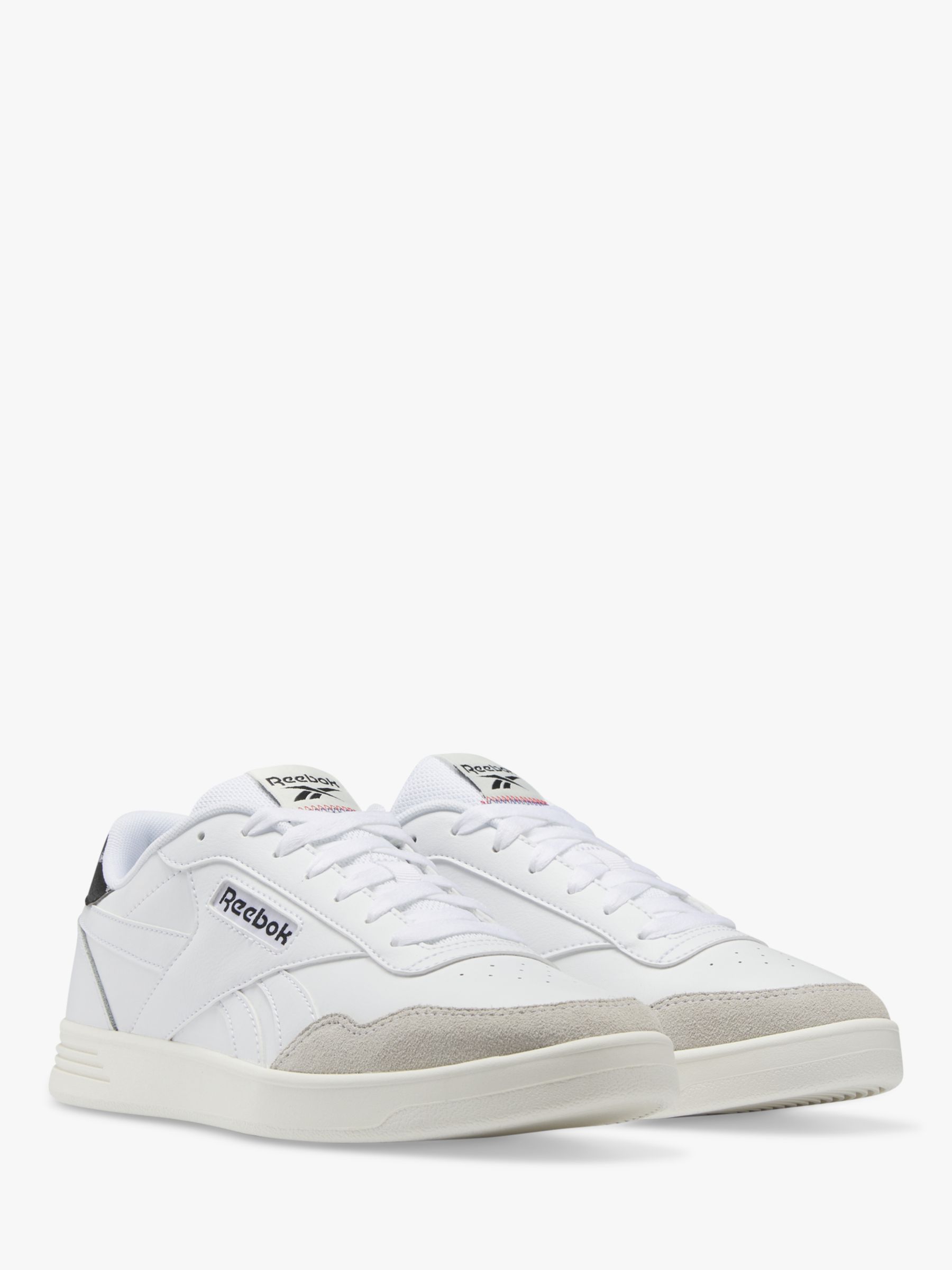 Reebok Court Advance Trainers, Cloud White/Core Black/Chalk, 7