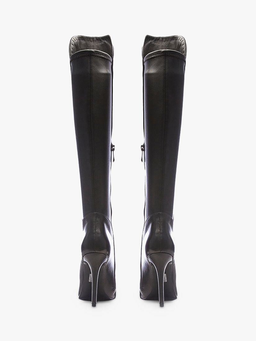 Buy Moda in Pelle Savi Leather Over The Knee Boots, Black Online at johnlewis.com