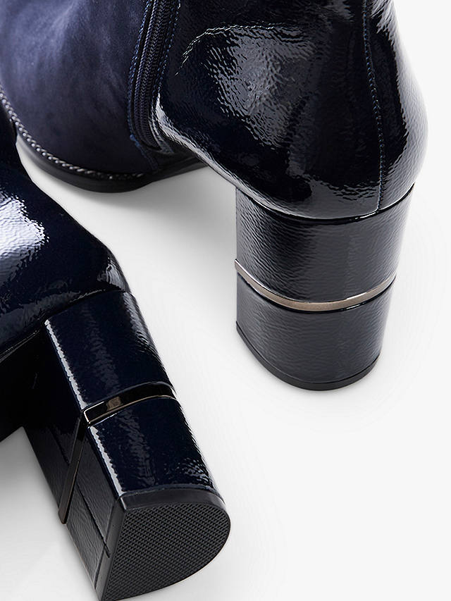 Moda in Pelle Mirren Patent Ankle Boots