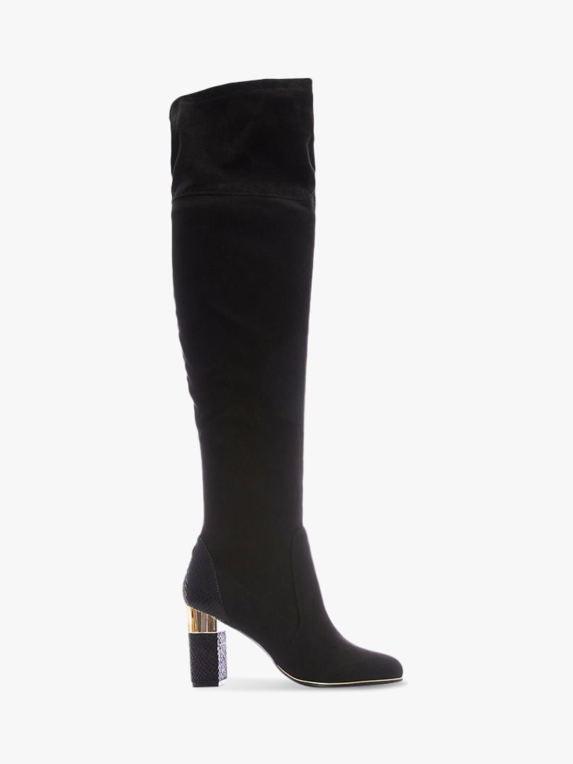 Moda in Pelle Valentinne Over The Knee Boots, Black, 3