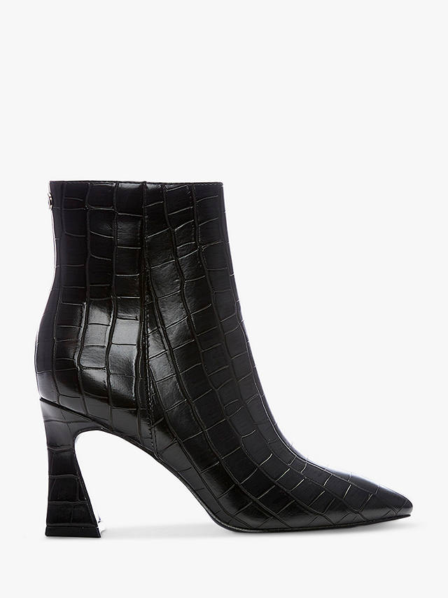 Moda in Pelle Linette Patent Croc Ankle Boots
