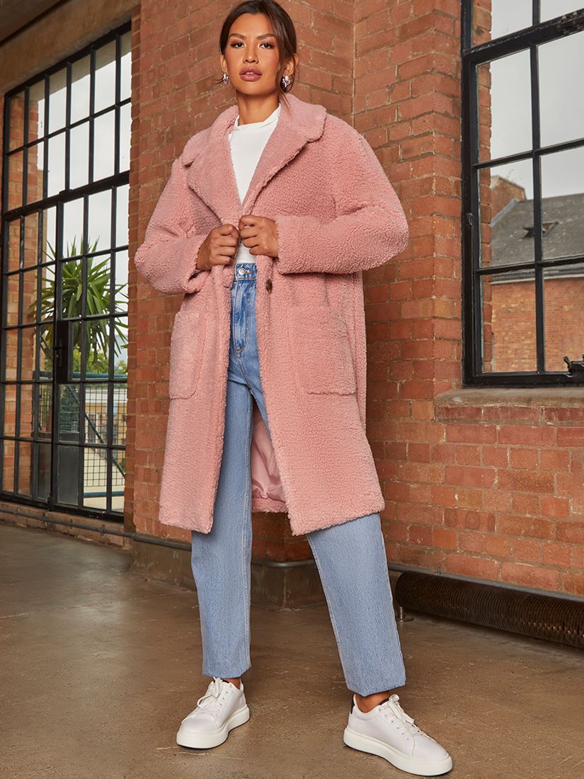 Women'S Coats & Jackets - Pink, Teddy Coat | John Lewis & Partners