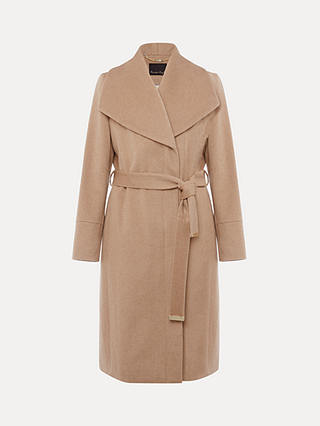 Phase Eight Nicci Belted Wool Blend Coat, Camel