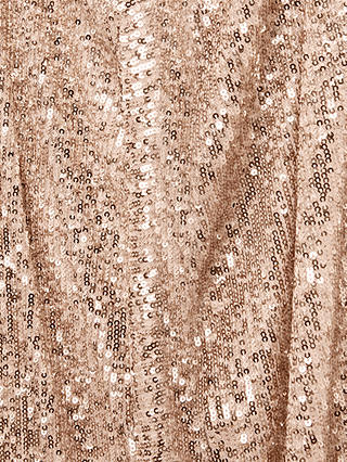 Phase Eight Alessandra Sequin Jumpsuit, Rose Gold
