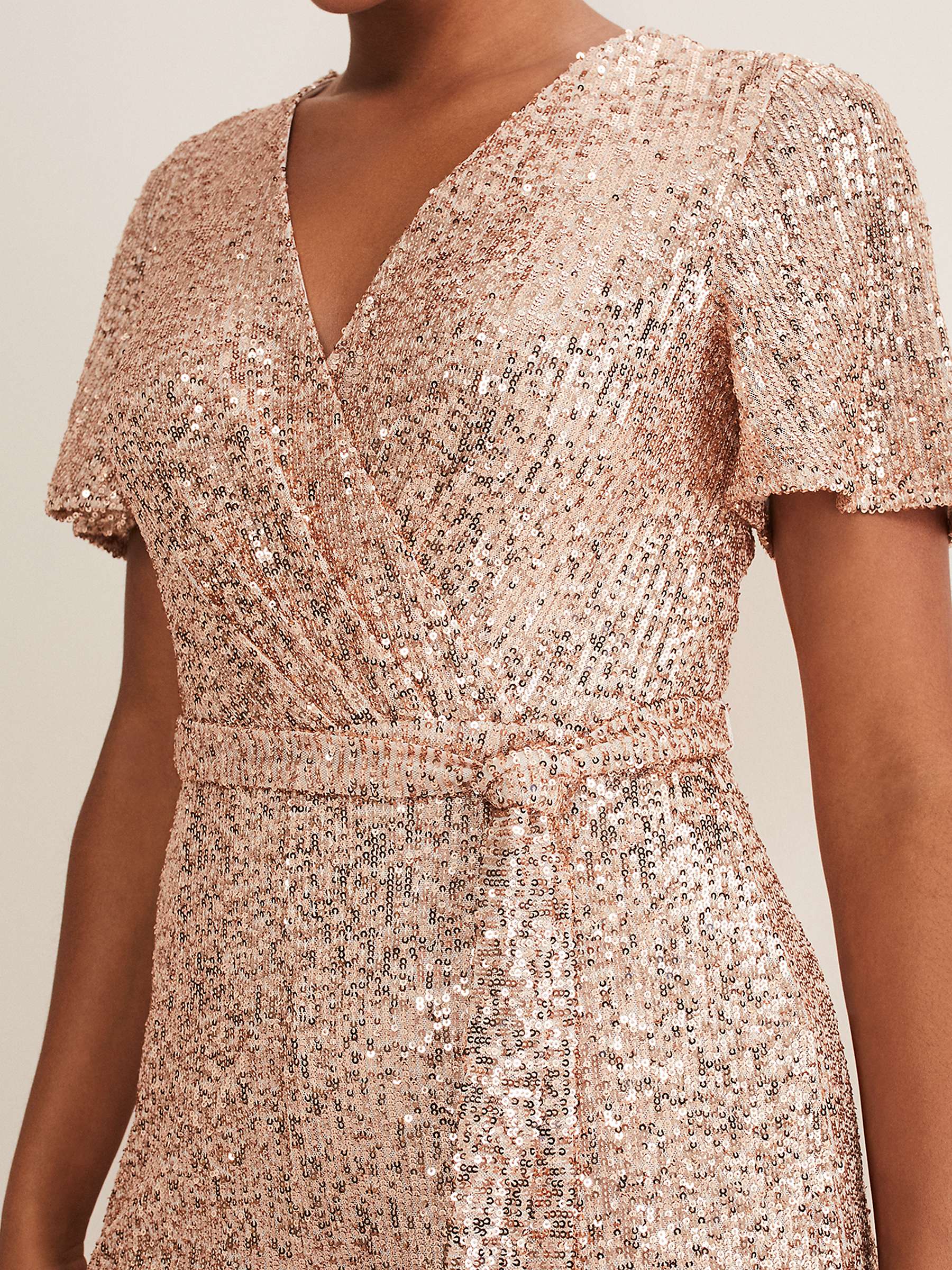 Buy Phase Eight Alessandra Sequin Jumpsuit Online at johnlewis.com