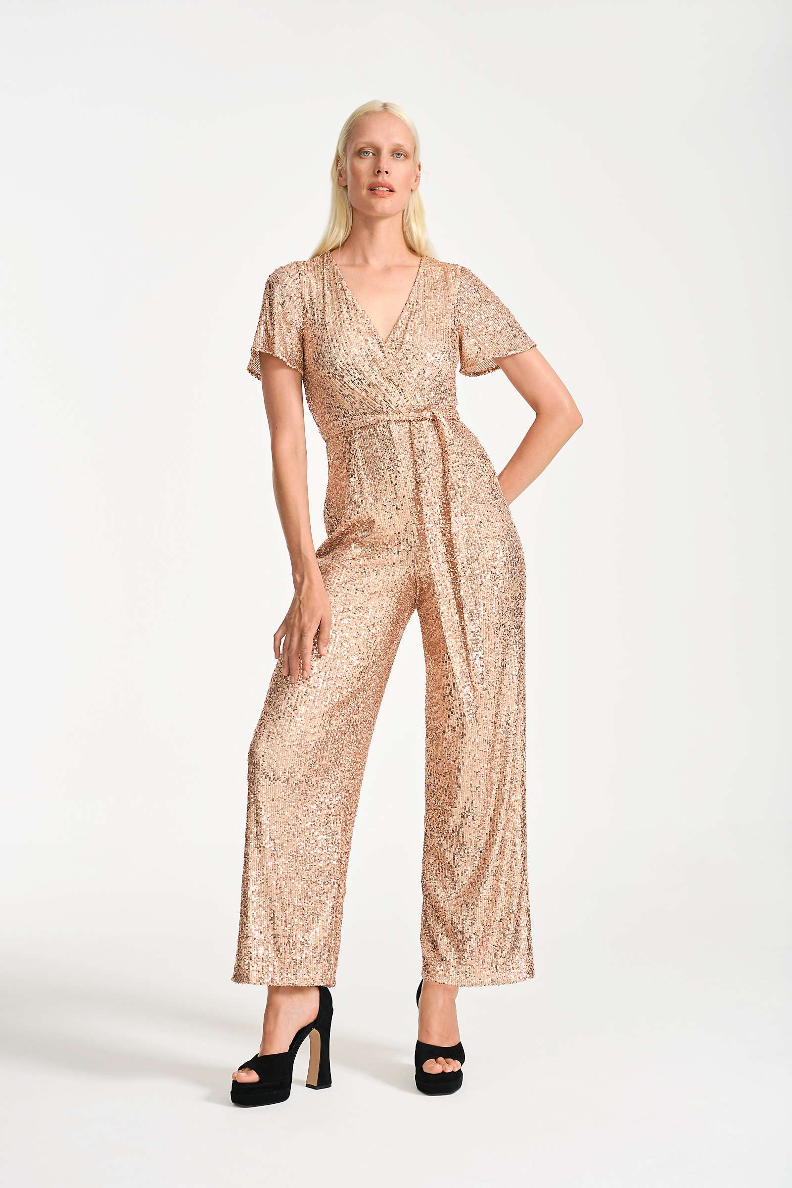 Buy Phase Eight Alessandra Sequin Jumpsuit Online at johnlewis.com