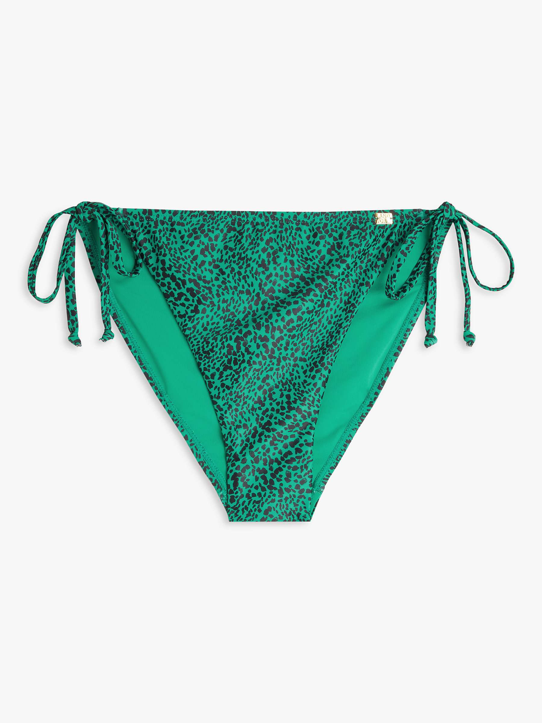 Buy AND/OR Jungle Smooth Bikini Bottoms, Green Online at johnlewis.com