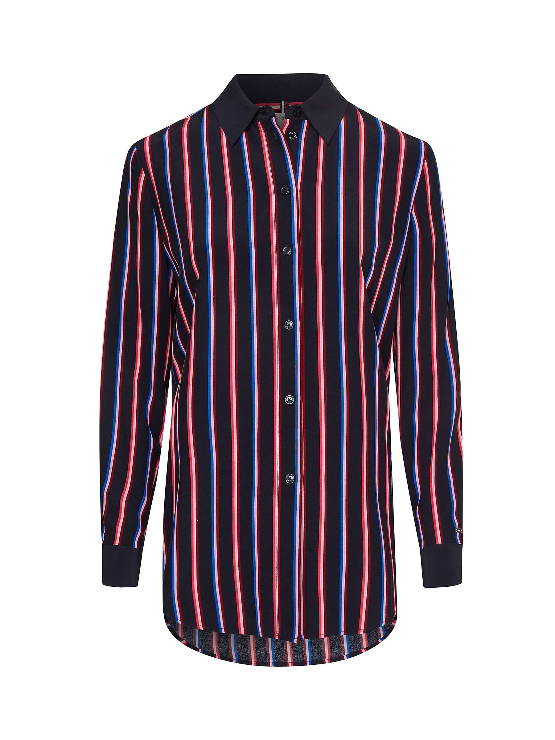 Buy Tommy Hilfiger Fleur Stripe Shirt, Mini Pop Stripe Online at johnlewis.com