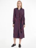 Tommy Hilfiger Stripe Shirt Midi Dress, Mini Pop Stripe