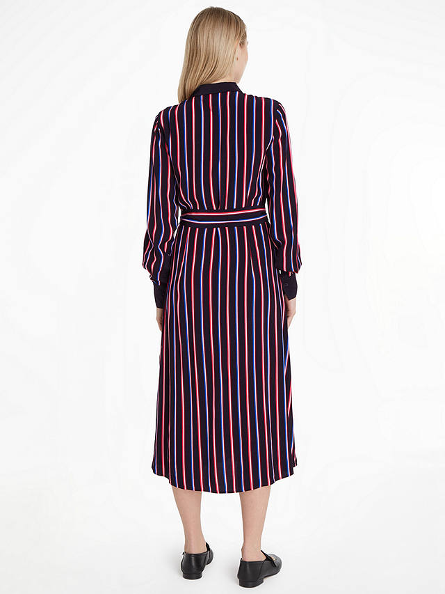 Tommy Hilfiger Stripe Shirt Midi Dress, Mini Pop Stripe