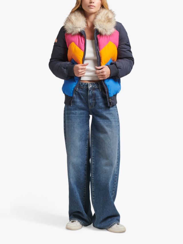 Superdry sales rainbow coat