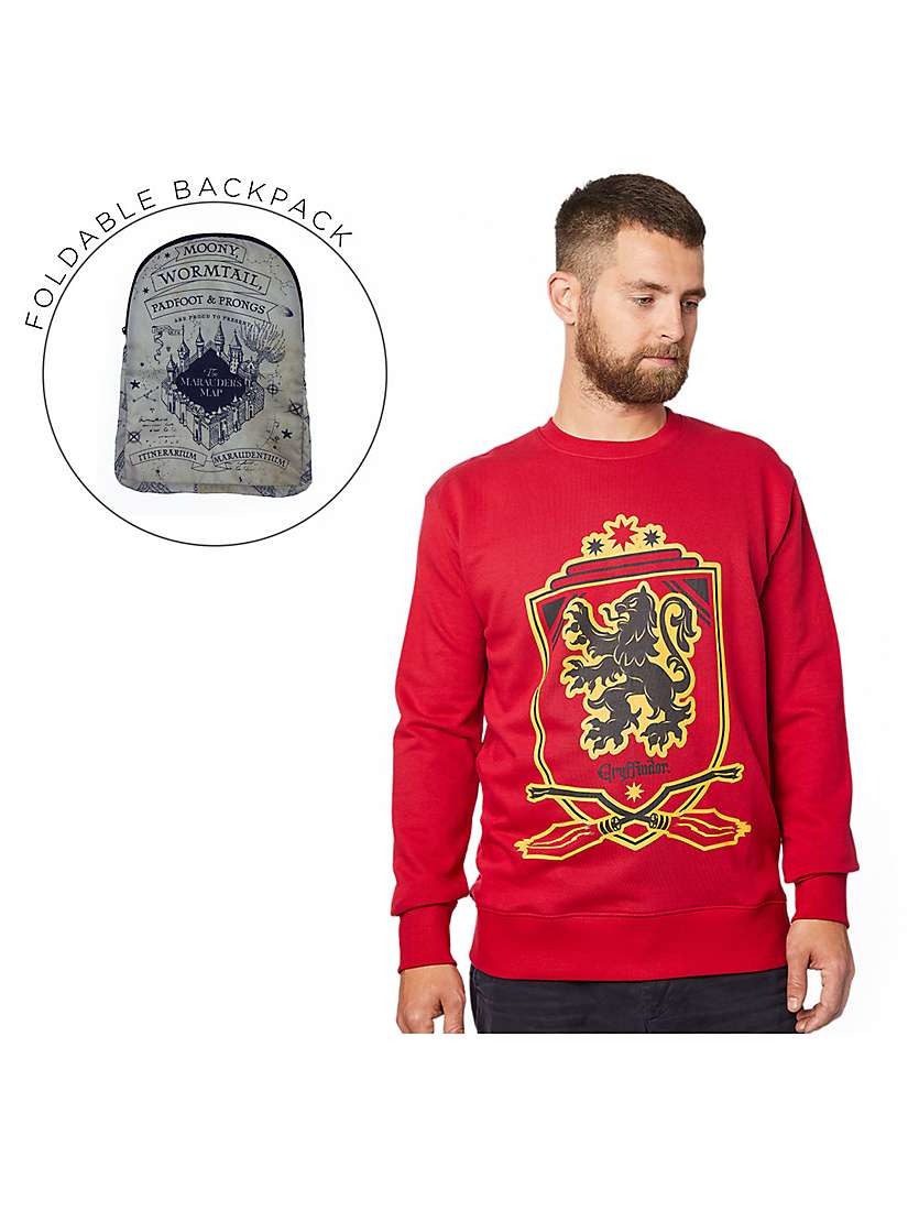 Buy Fabric Flavours Gryffindor Quidditch Jumper and Backpack, Red Online at johnlewis.com