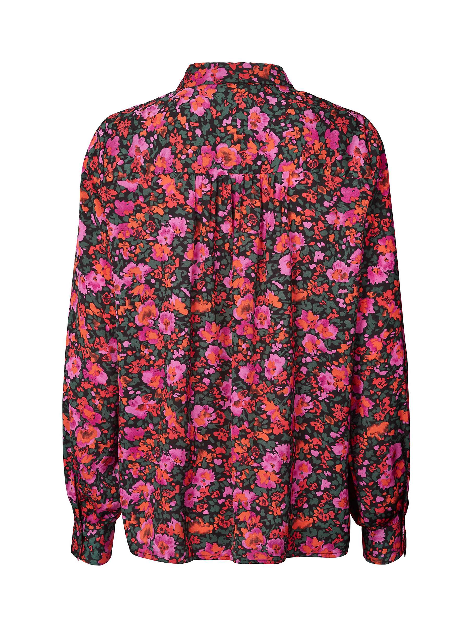 Lollys Laundry Allison Floral Print Shirt, Red at John Lewis & Partners