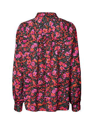 Lollys Laundry Allison Floral Print Shirt, Red