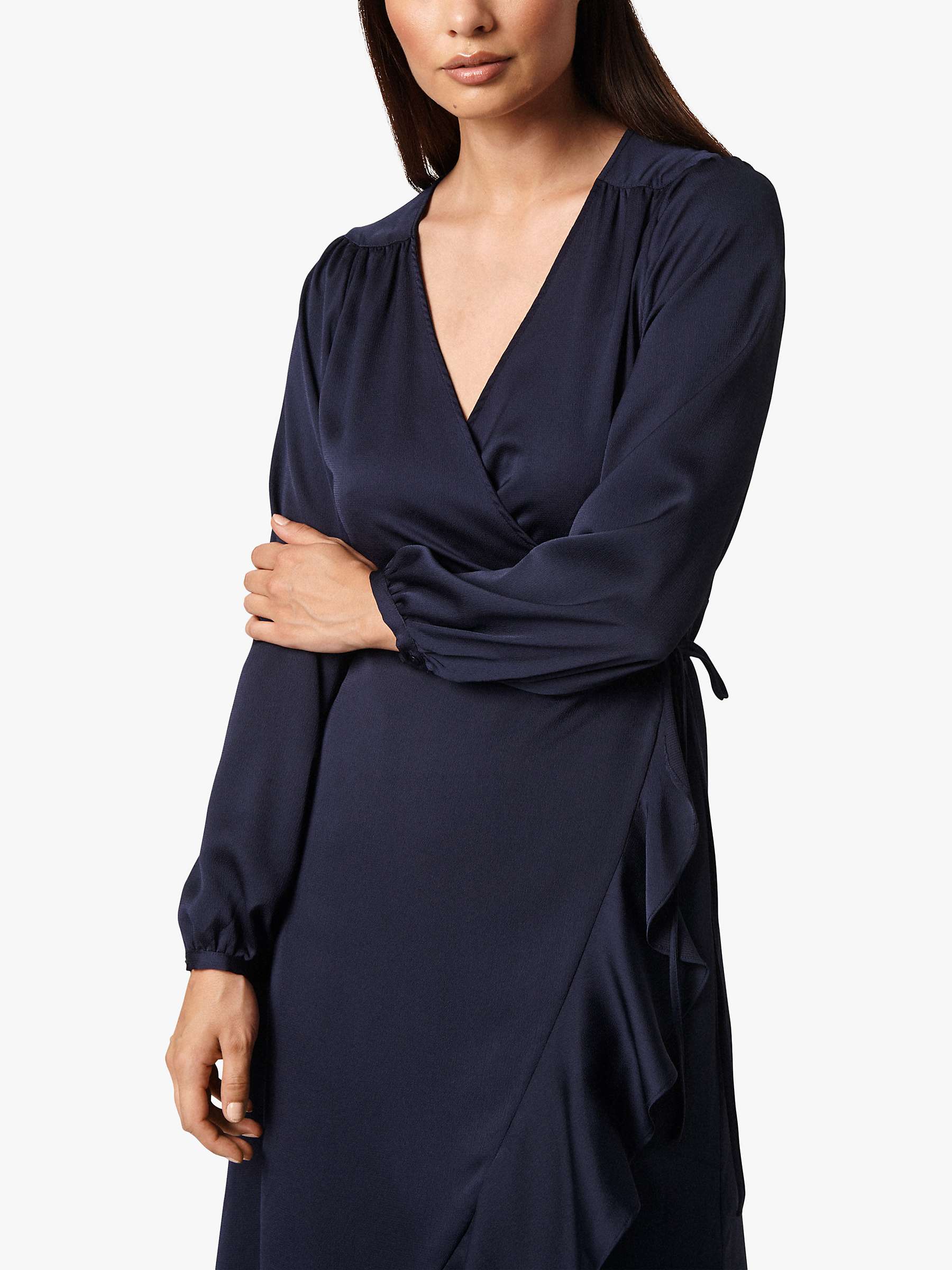 Buy Soaked In Luxury Karven Long Sleeve Wrap Dress, Night Sky Online at johnlewis.com
