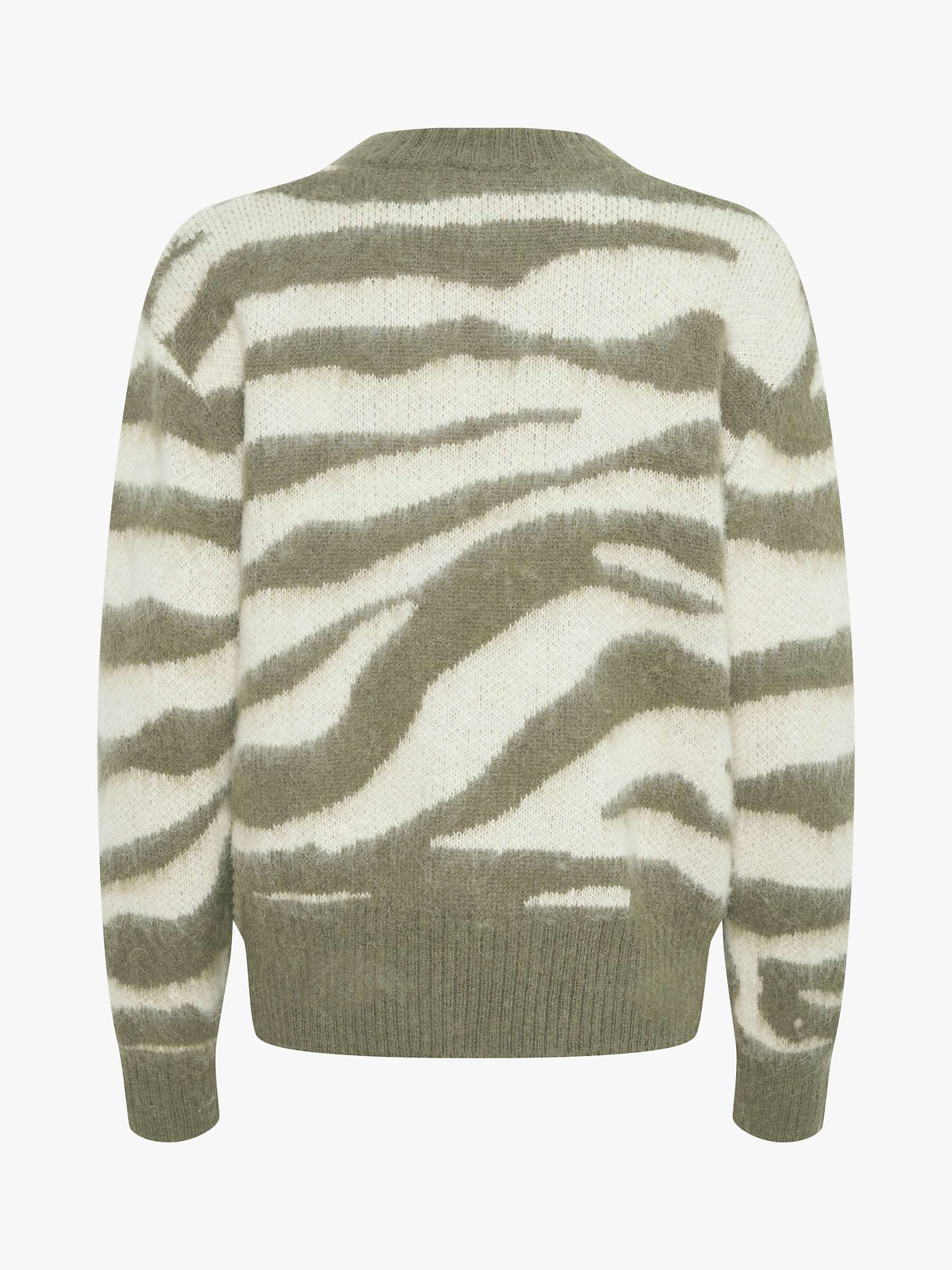 Buy Soaked In Luxury Bates Animal Print Wool Blend Jumper Online at johnlewis.com