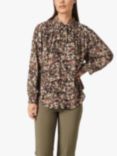 Soaked In Luxury Ebba Long Sleeve Floral Shirt, Tea Leaf Daisy Field