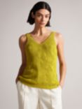 Ted Baker Niyna Ribbed Knit Top, Mid Yellow