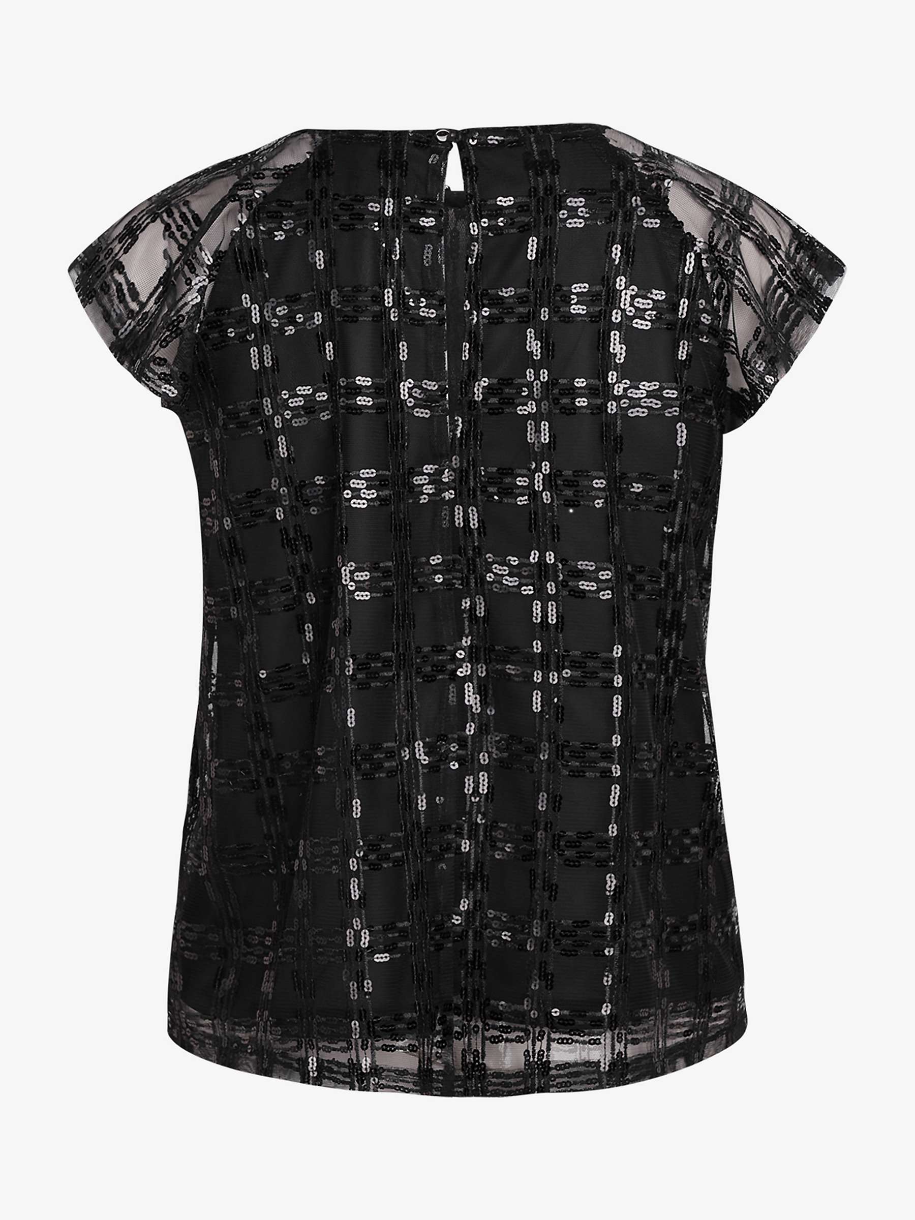 Buy Unmade Copenhagen Aliyah Short Sleeve Blouse, Black Online at johnlewis.com
