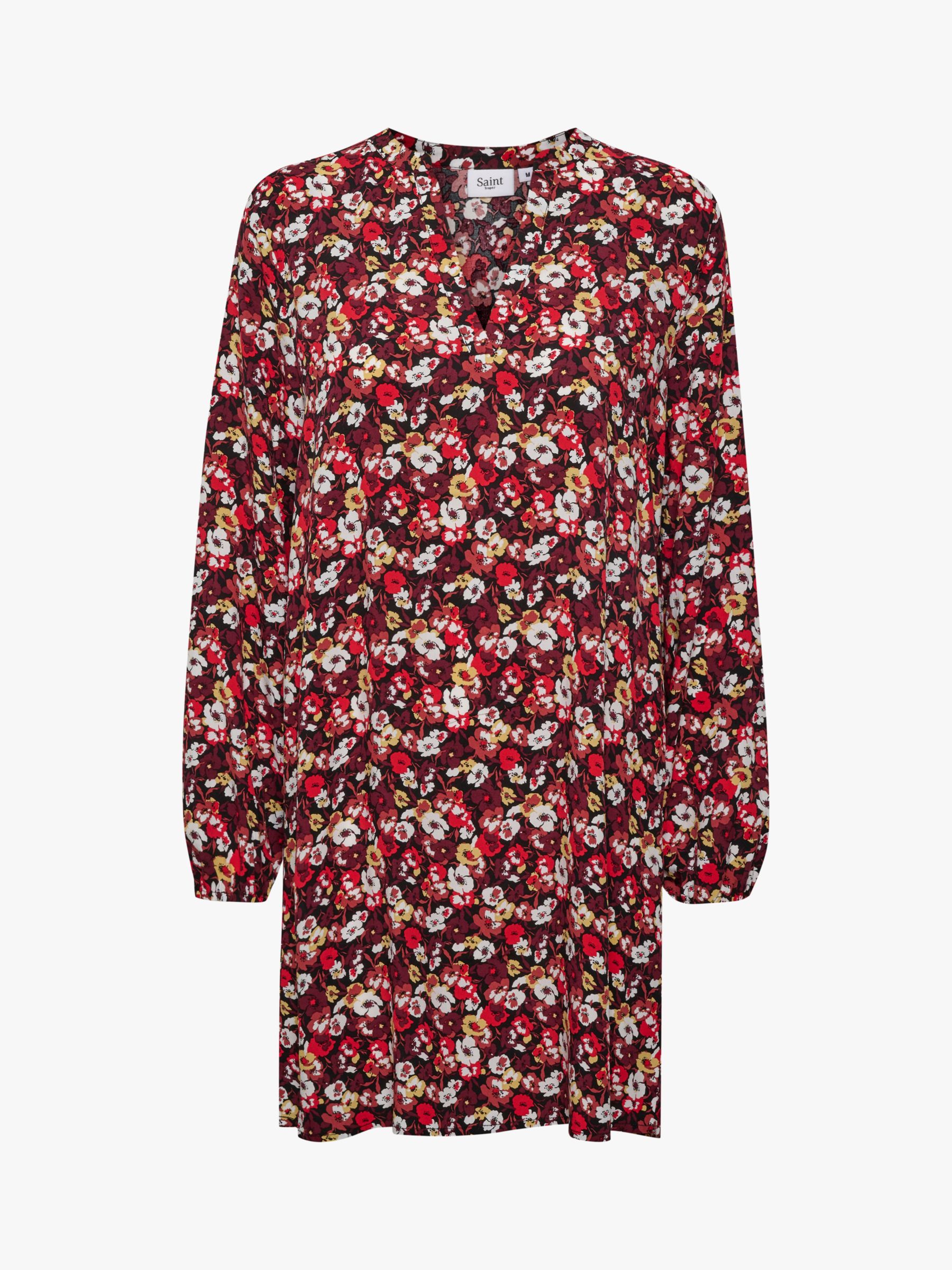 Buy Saint Tropez Eda Floral Print Tunic Top Online at johnlewis.com