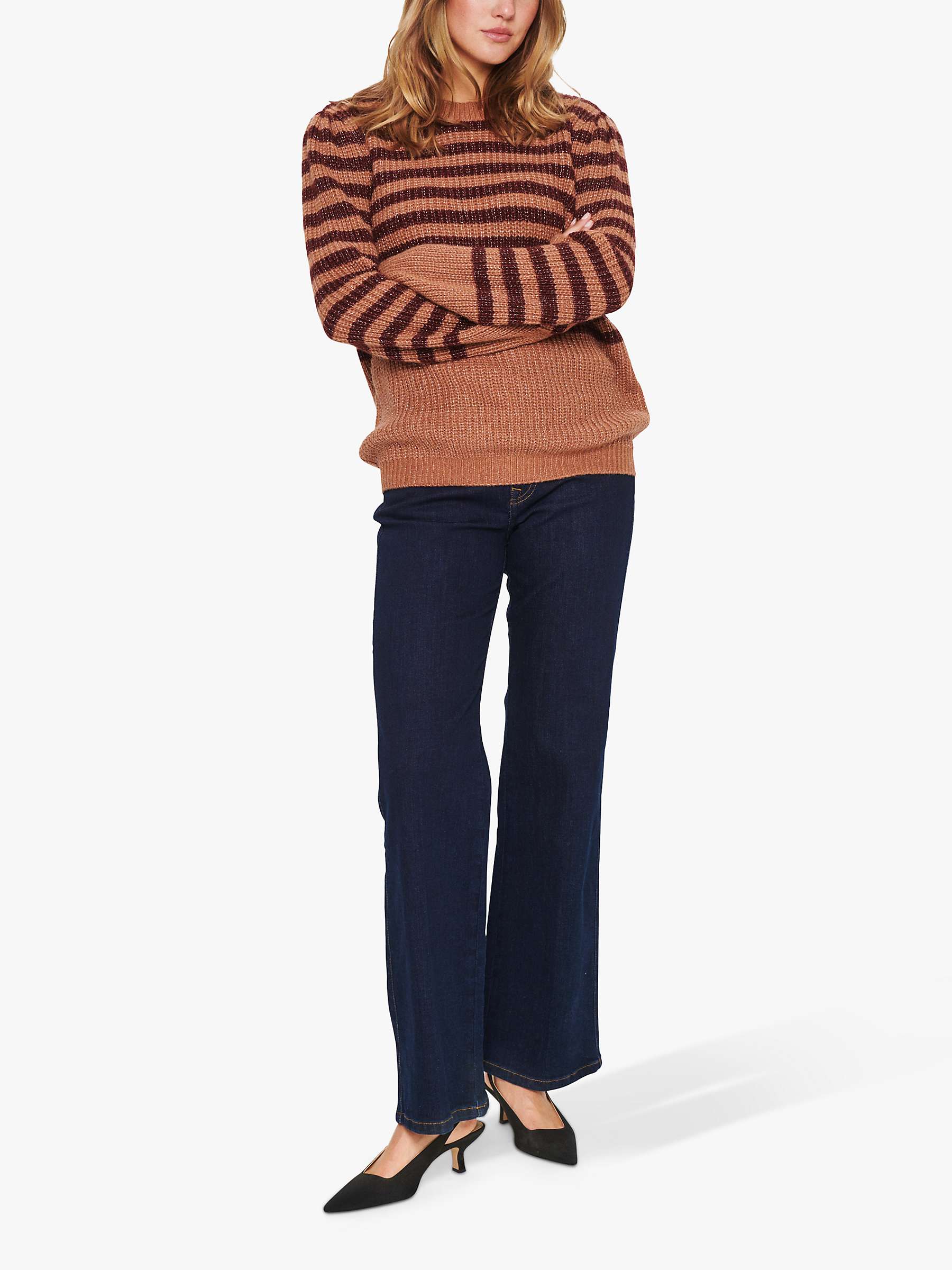 Buy Saint Tropez Remi Stripe Pullover Wool Blend Jumper Online at johnlewis.com