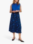 Saint Tropez Ilga Floral Midi Skirt, Black Wind Flowers