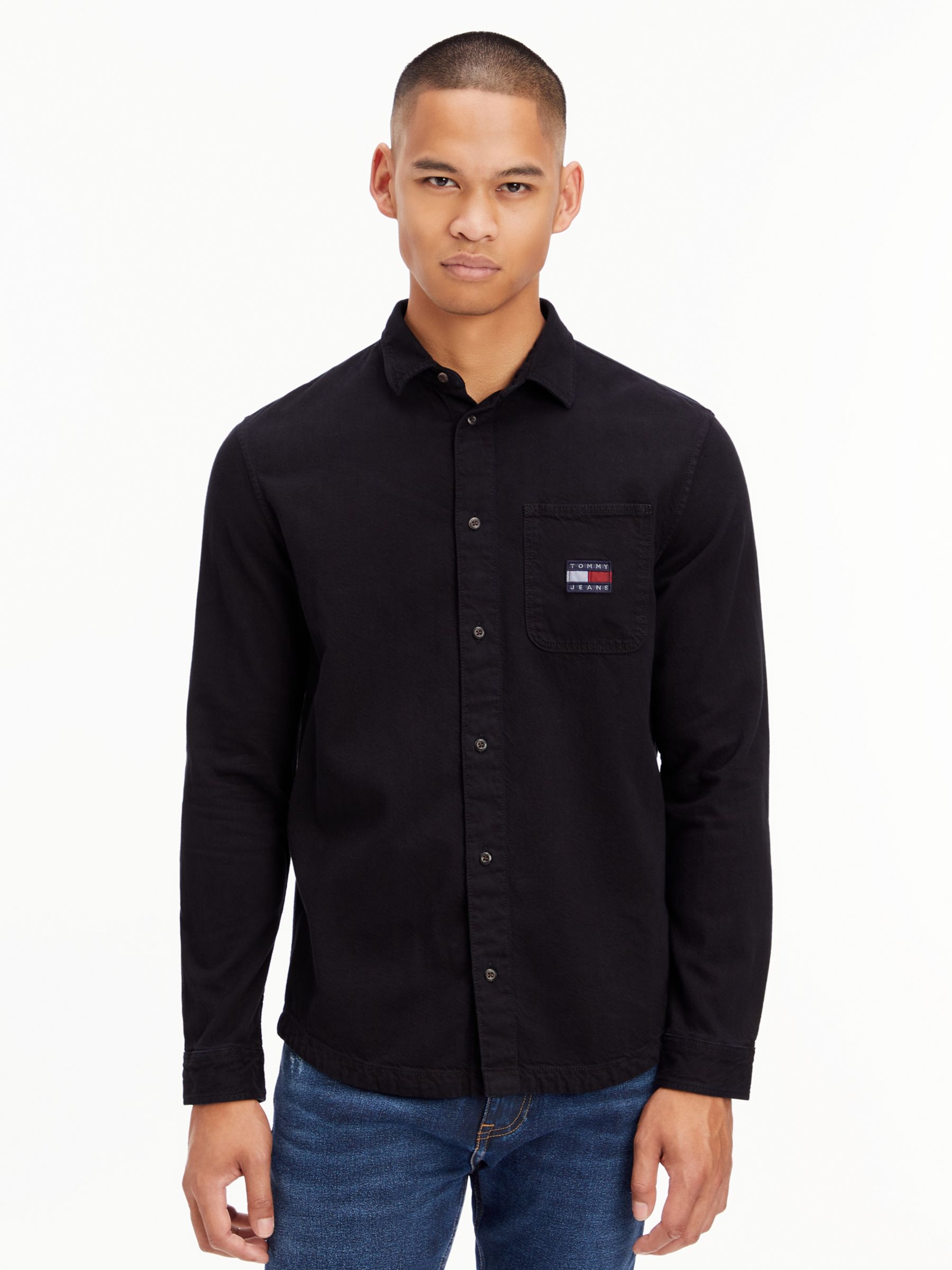 Jeans Denim Shirt, Denim Black John & Partners