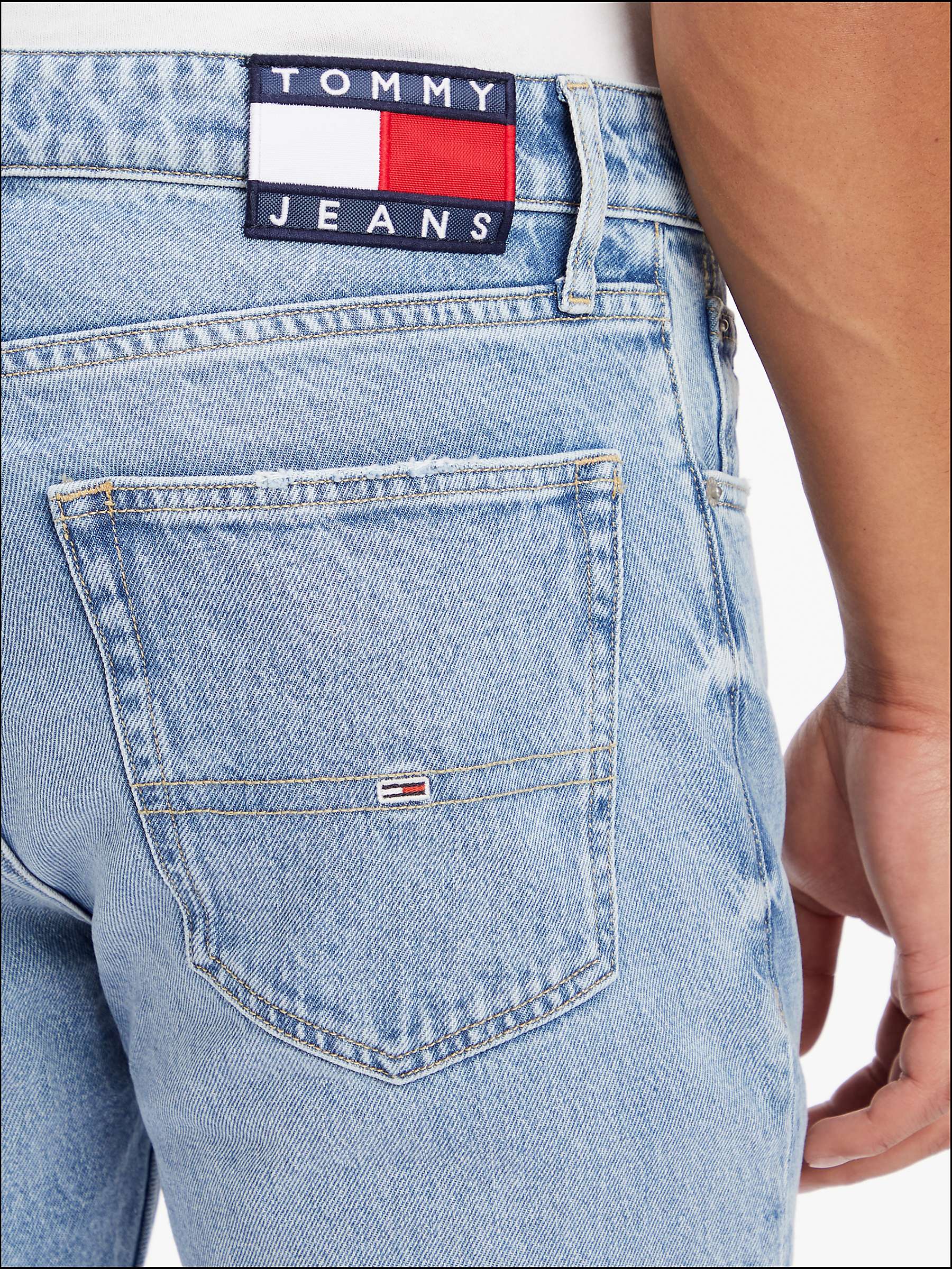 Buy Tommy Jeans Ryan Straight Fit Jeans, Denim Light 02 Online at johnlewis.com