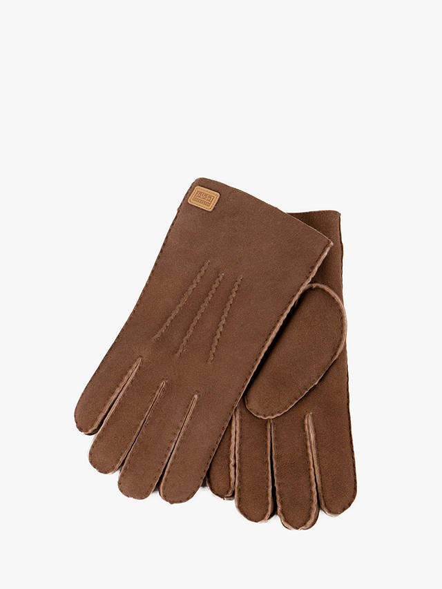 Just Sheepskin Rowan Gloves, Chestnut