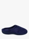 totes Popcorn Terry Mule Slippers, Navy
