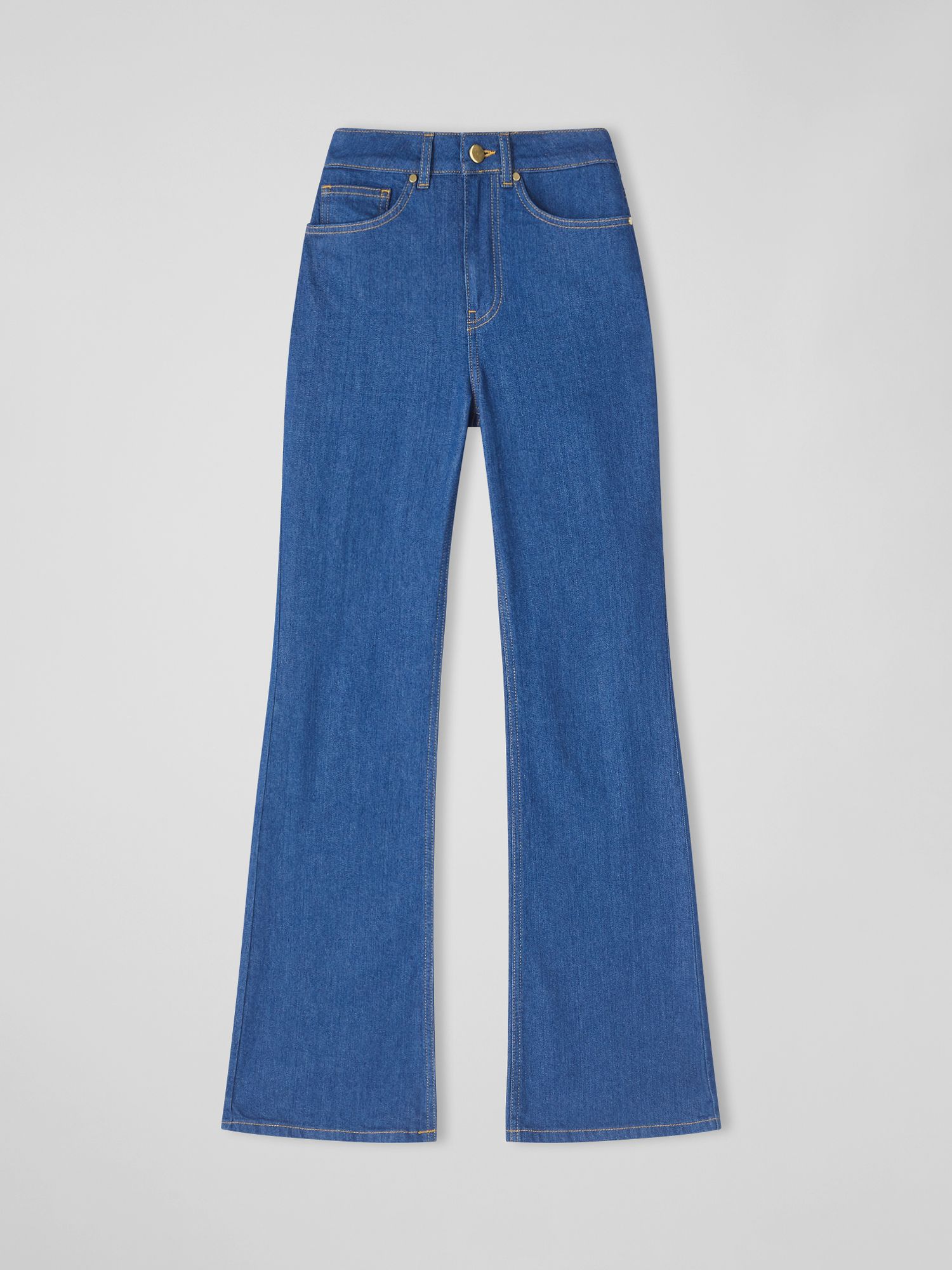 Buy L.K.Bennett Shannon Skinny Jeans, Mid Blue Online at johnlewis.com