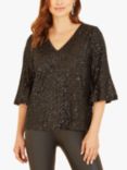 Yumi Sequin Relaxed Fit Top