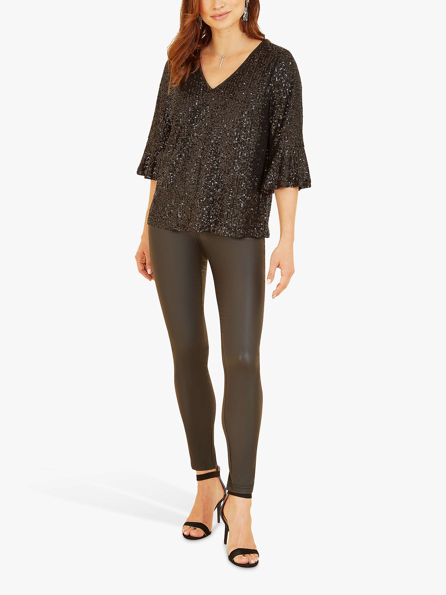Buy Yumi Sequin Relaxed Fit Top Online at johnlewis.com