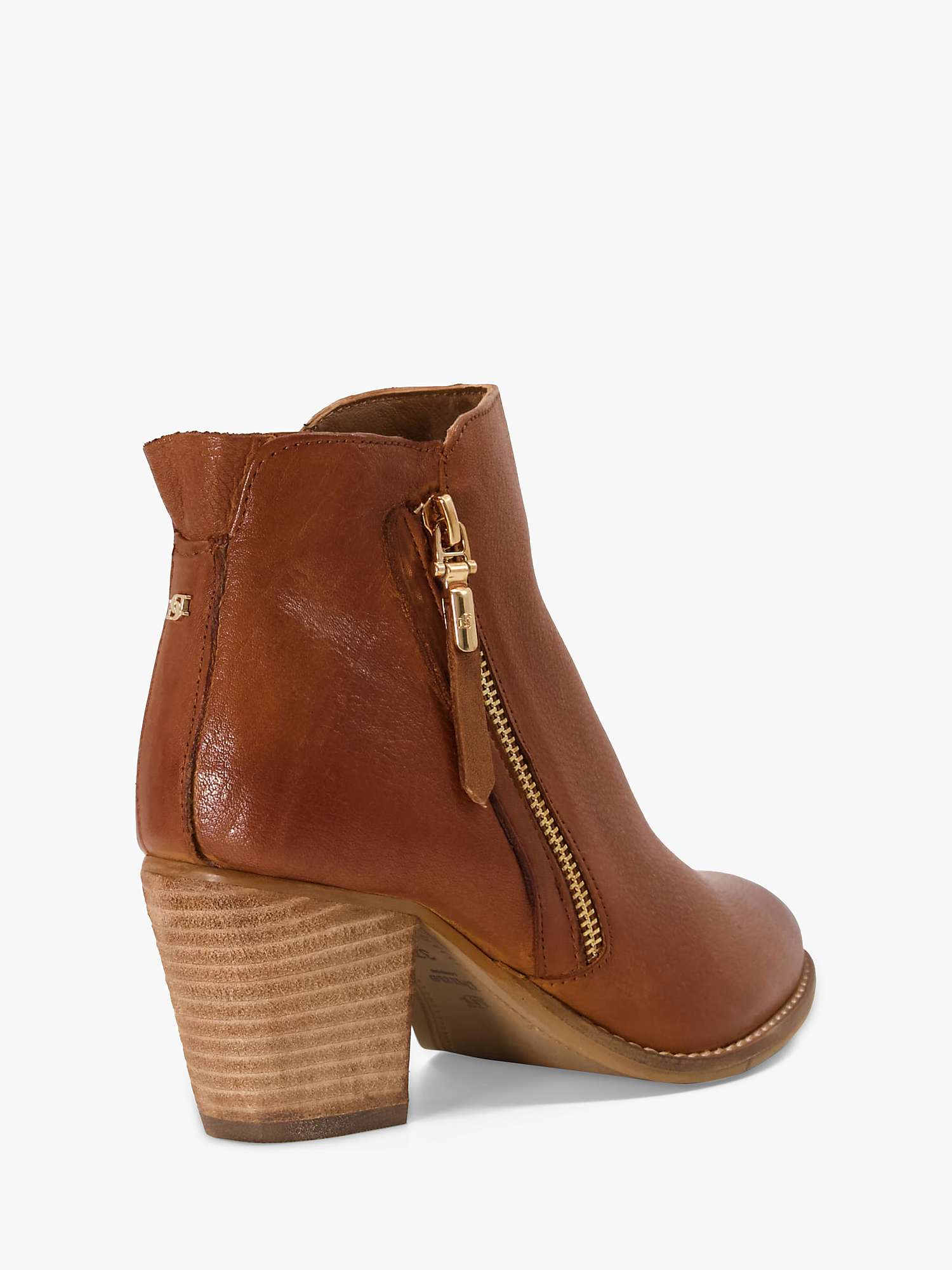 Buy Dune Wide Fit Paice Leather Ankle Boots Online at johnlewis.com