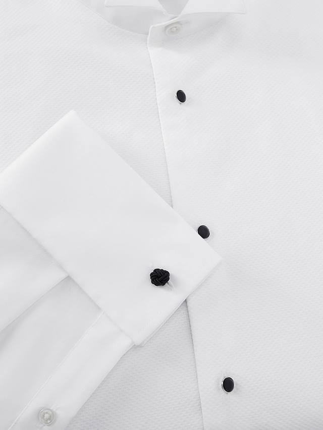 John Lewis Marcella Wing Collar Regular Fit Dress Shirt, White