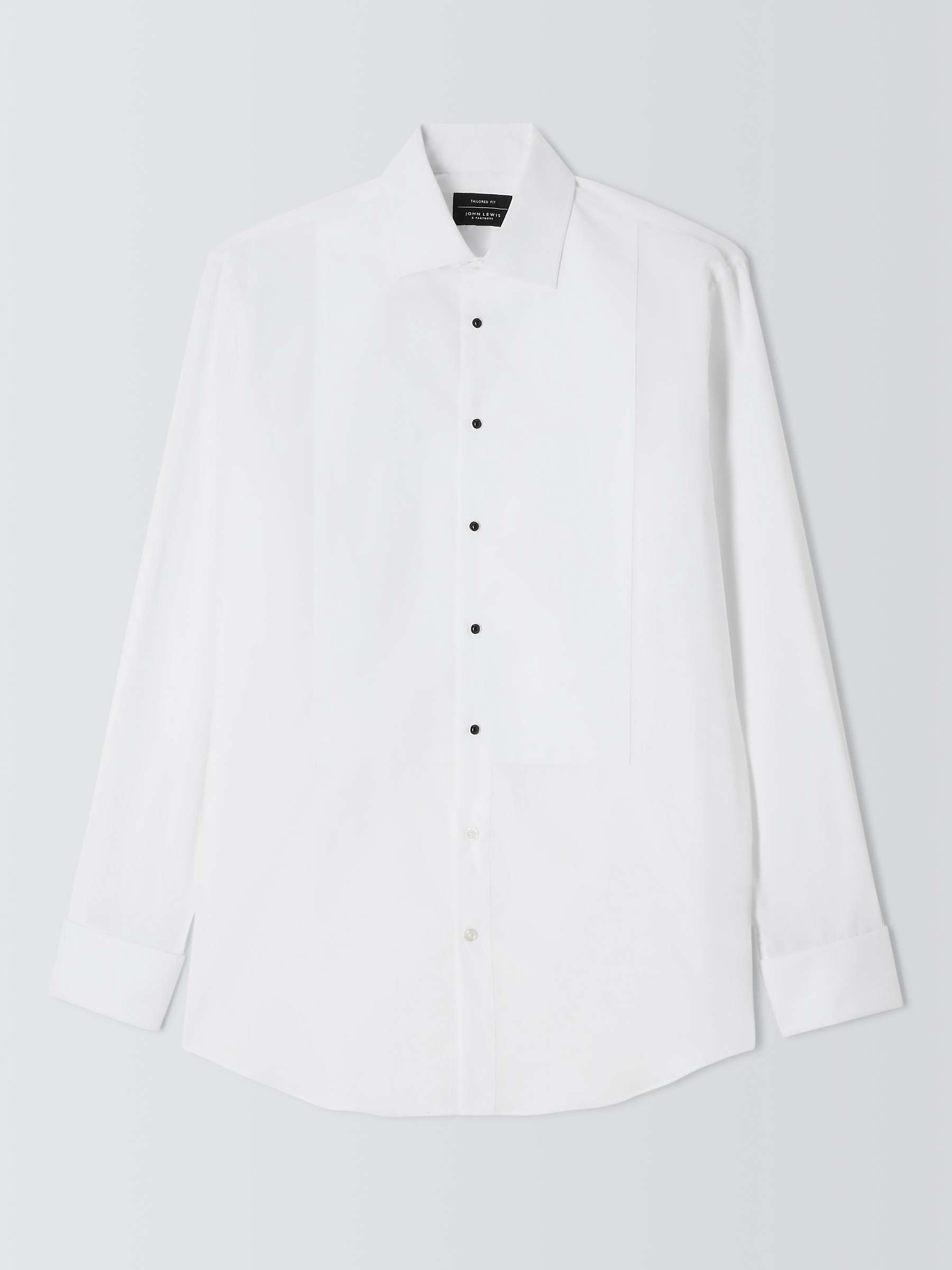 Buy John Lewis Marcella Point Collar Tailored Fit Dresswear Kit Dress Shirt, White Online at johnlewis.com
