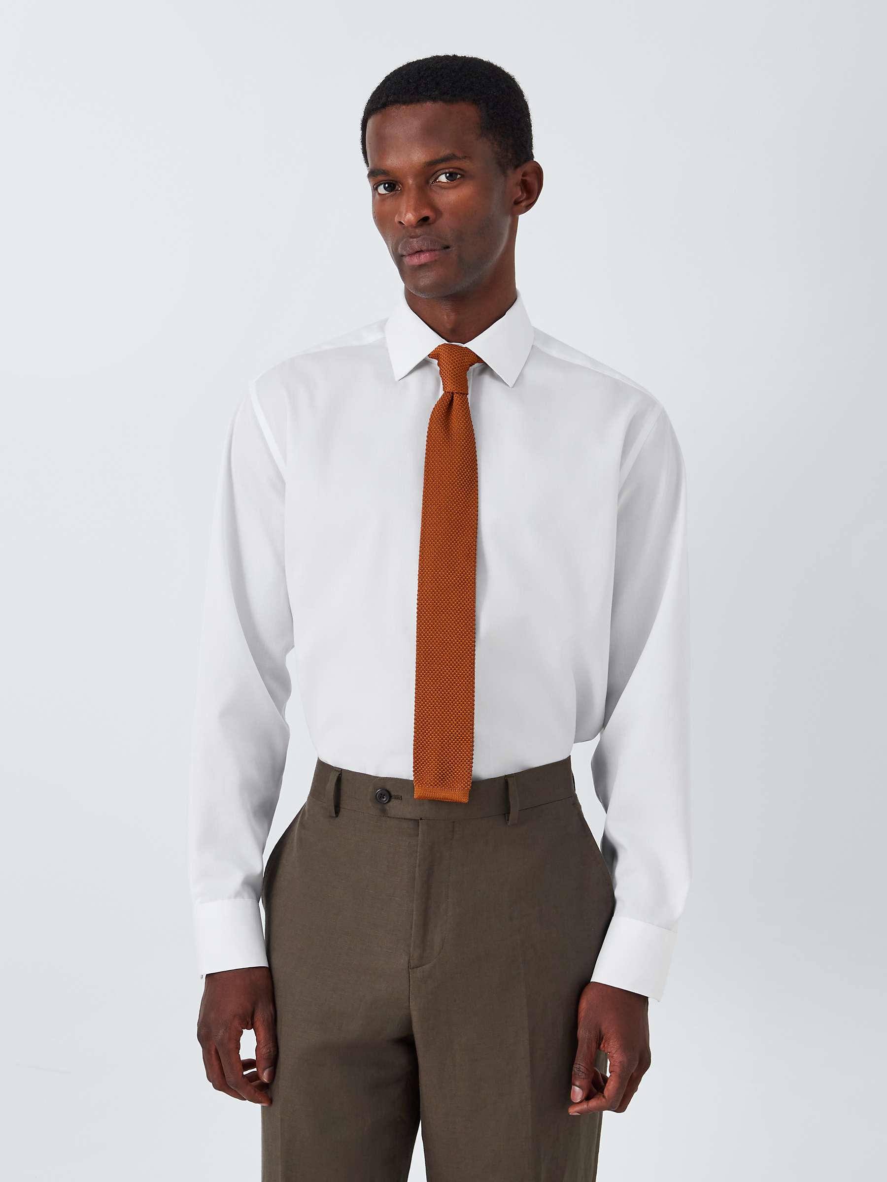 Buy John Lewis Non Iron Twill Regular Fit Single Cuff Shirt Online at johnlewis.com