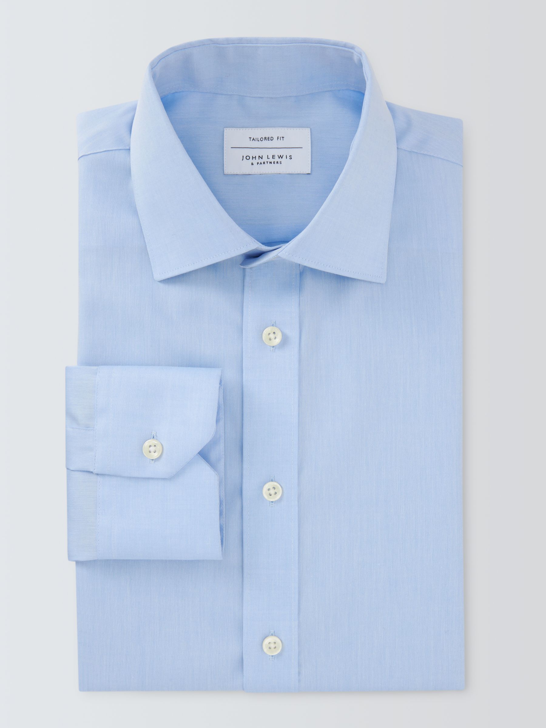 Buy John Lewis Non Iron Twill Tailored Fit Shirt Online at johnlewis.com
