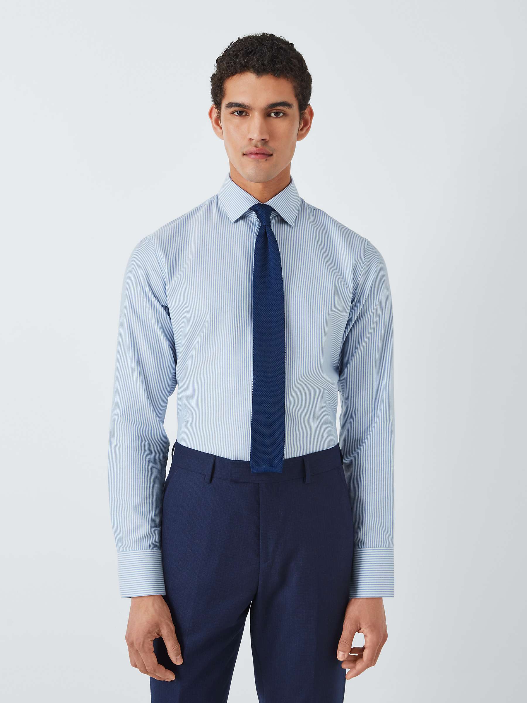 Buy John Lewis Oxford Stripe Tailored Fit Shirt Online at johnlewis.com