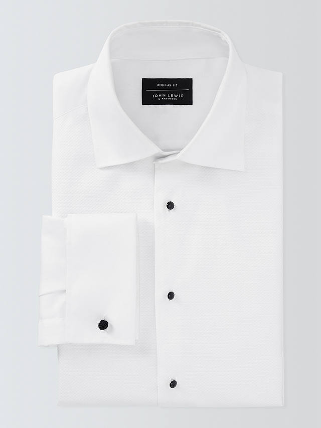 John Lewis Marcella Point Collar Regular Fit Dress Shirt, White