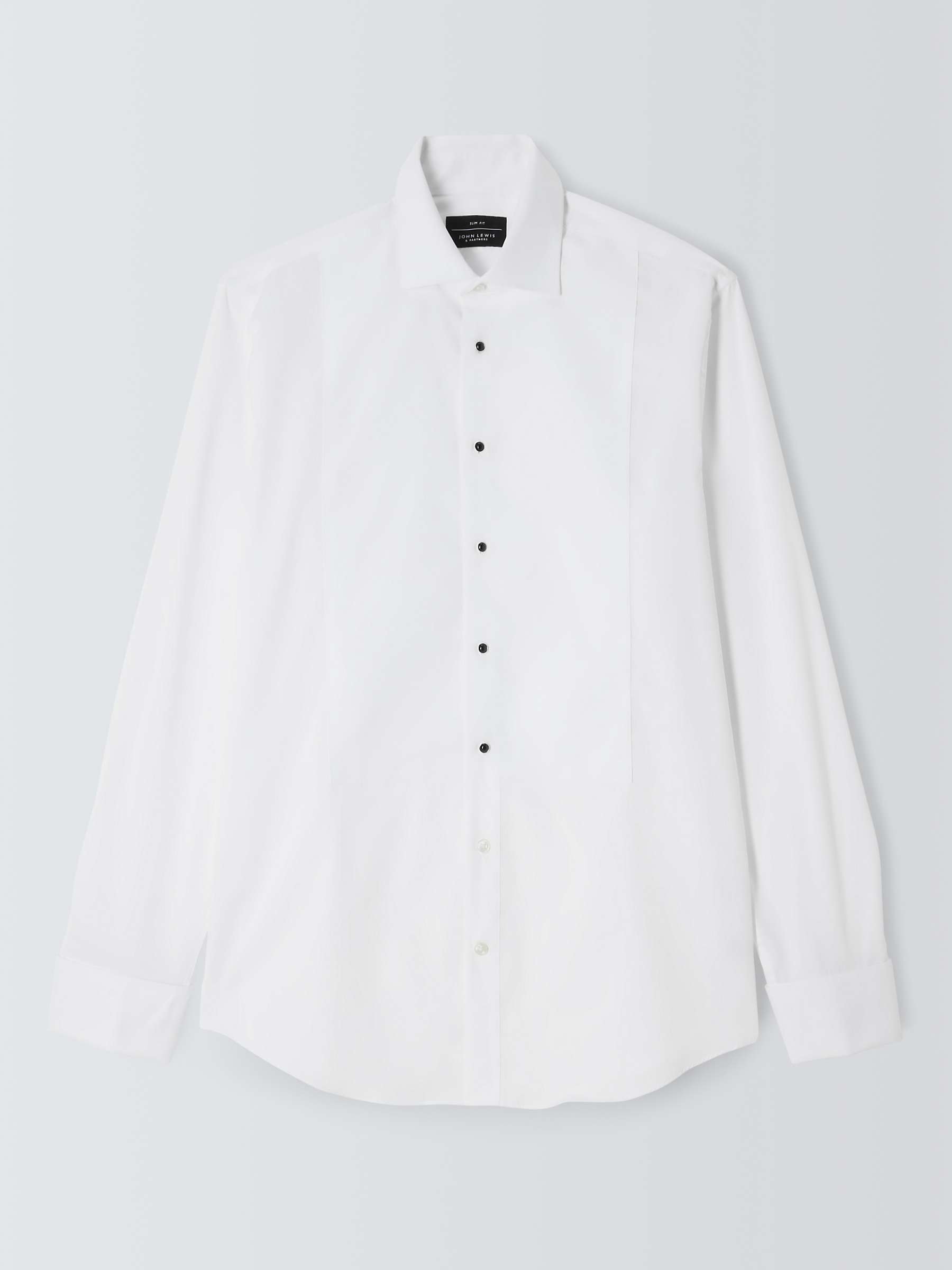 Buy John Lewis Marcella Point Collar Slim Fit Dress Shirt, White Online at johnlewis.com