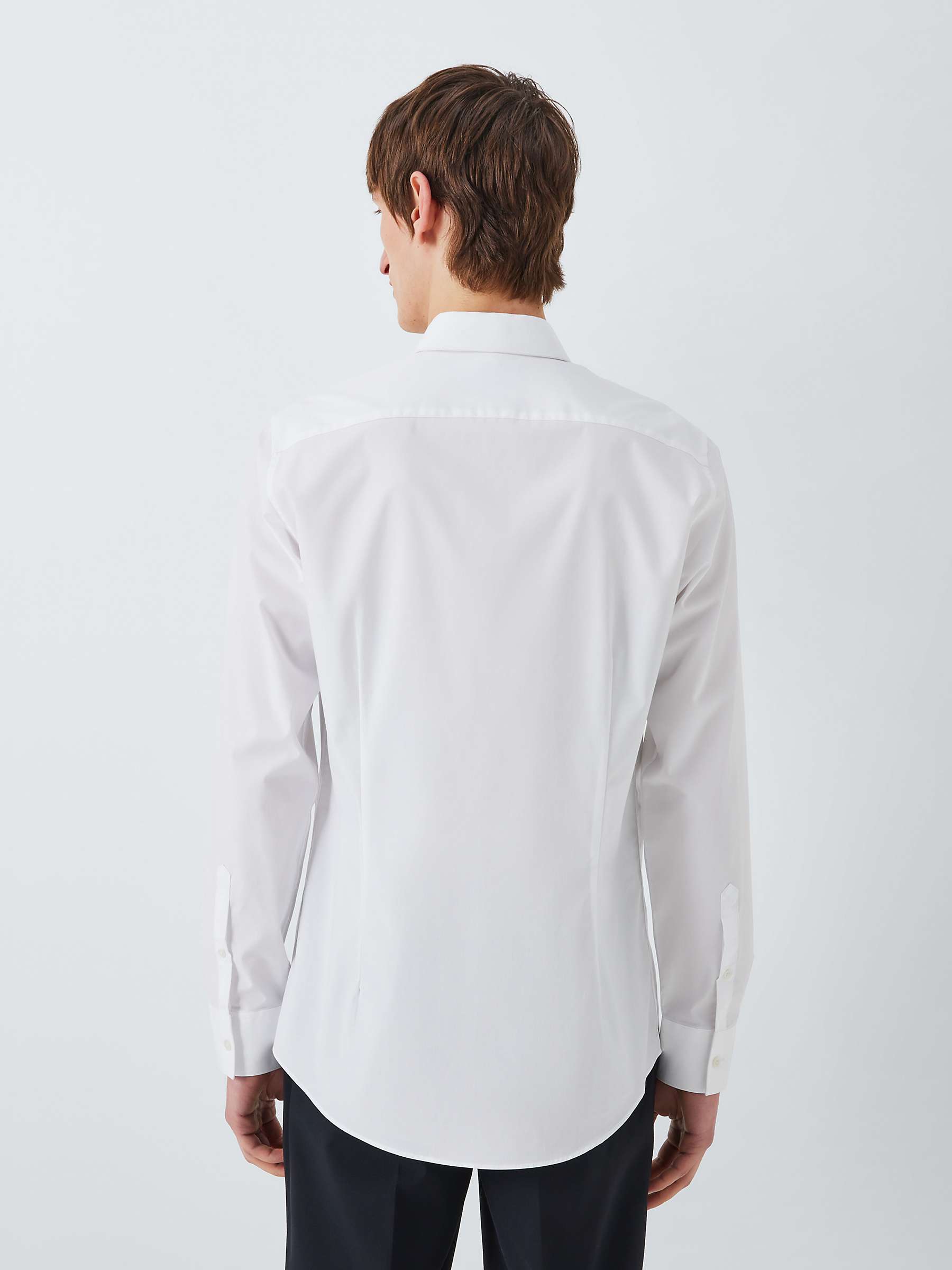 Buy Kin Stretch Poplin Slim Fit Shirt Online at johnlewis.com