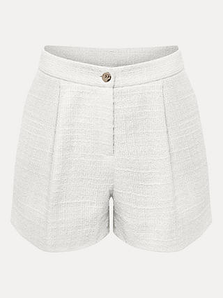 Phase Eight Auden Boucle Co-Ord Shorts, Cream