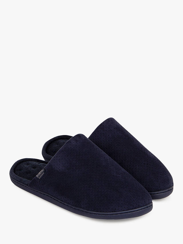 totes Airtex Suedette Mule Slippers, Navy