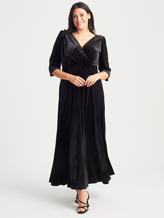 Scarlett & Jo Verity Maxi Gown Dress, Black