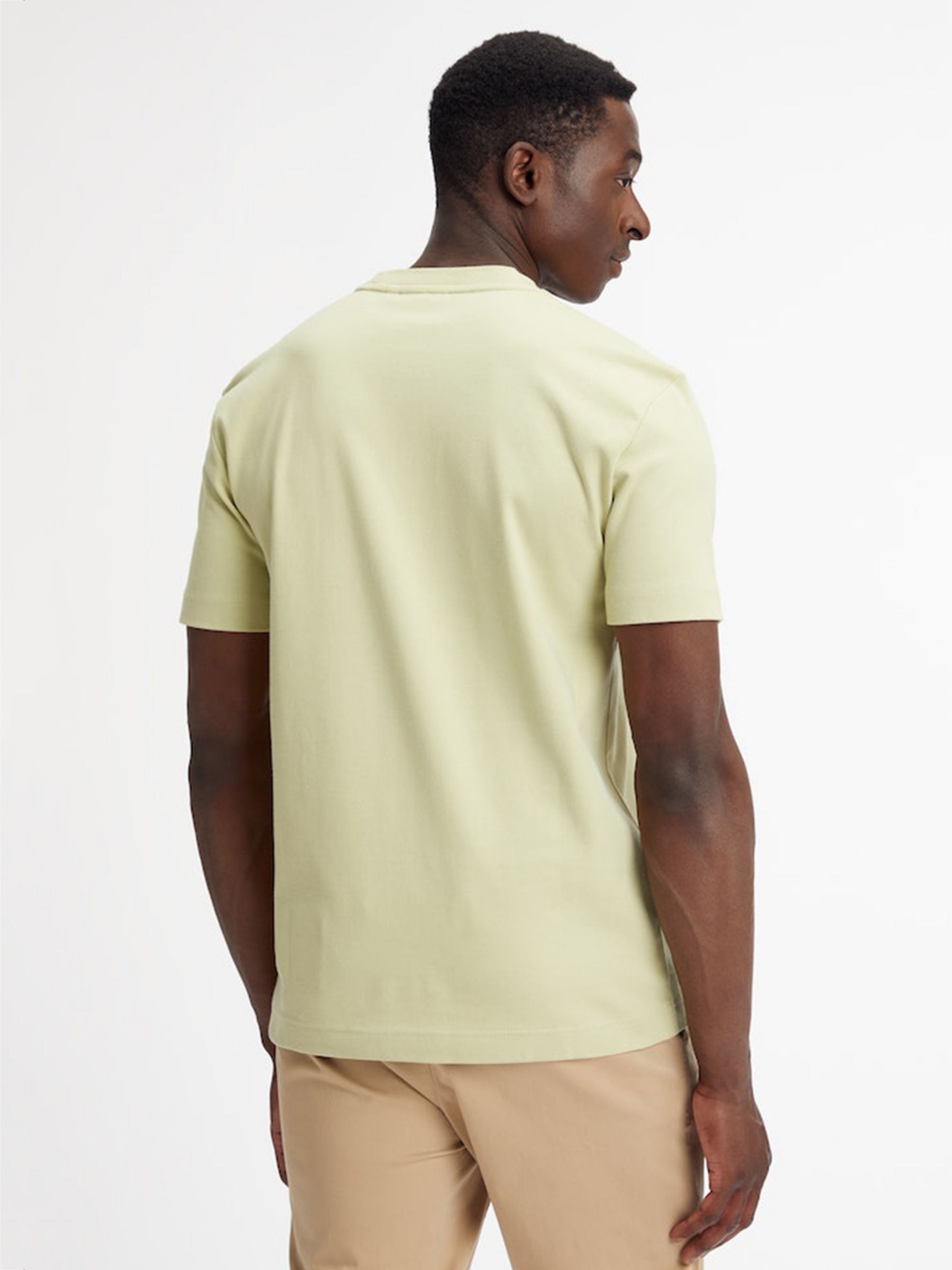 Buy Calvin Klein Micro Interlock Logo T-Shirt Online at johnlewis.com