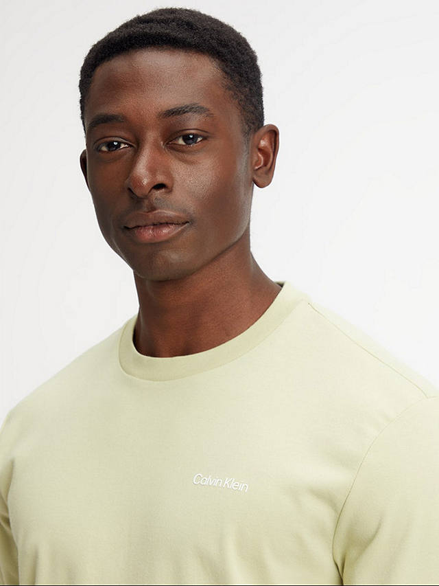Calvin Klein Micro Interlock Logo T-Shirt, Herb Tea